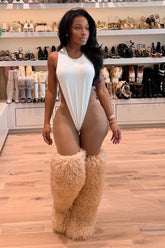 Camel Cozy Queen Boots