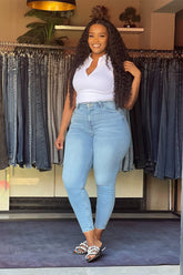 Sky High-Waist Skinny Jeans