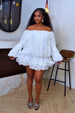 Amara Off-Shoulder Ruffle Mini Dress