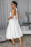 Off-White Halter Luxe Dress