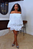 Amara Off-Shoulder Ruffle Mini Dress