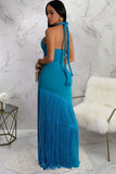 Coastal Rhythm Fringes Maxi