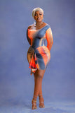 Sunset Flame Muse Mini Dress
