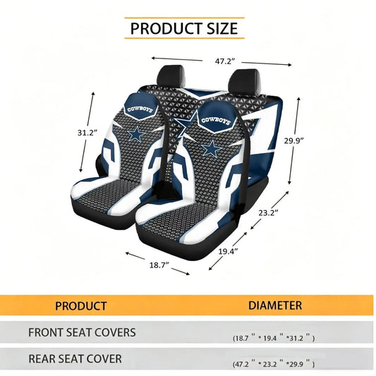 Seat cover dimensions