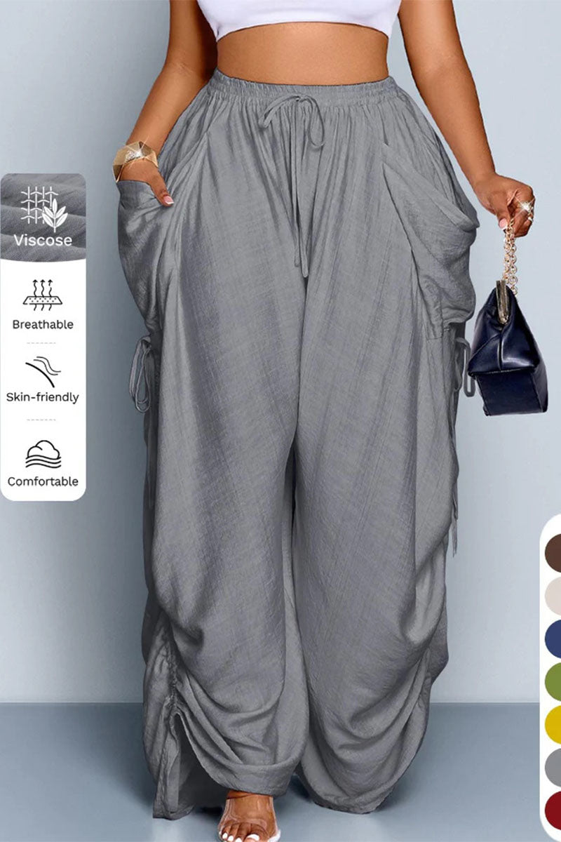 Boho Balloon Wide Leg Pants