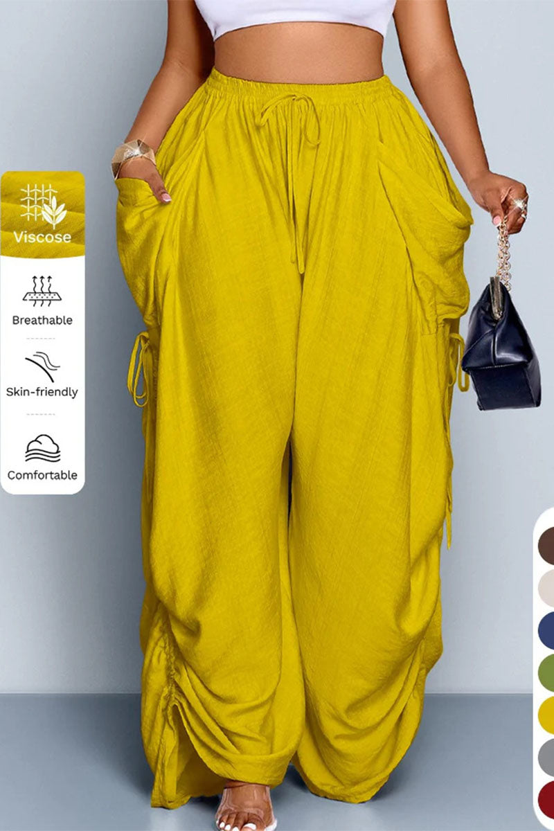 Boho Balloon Wide Leg Pants