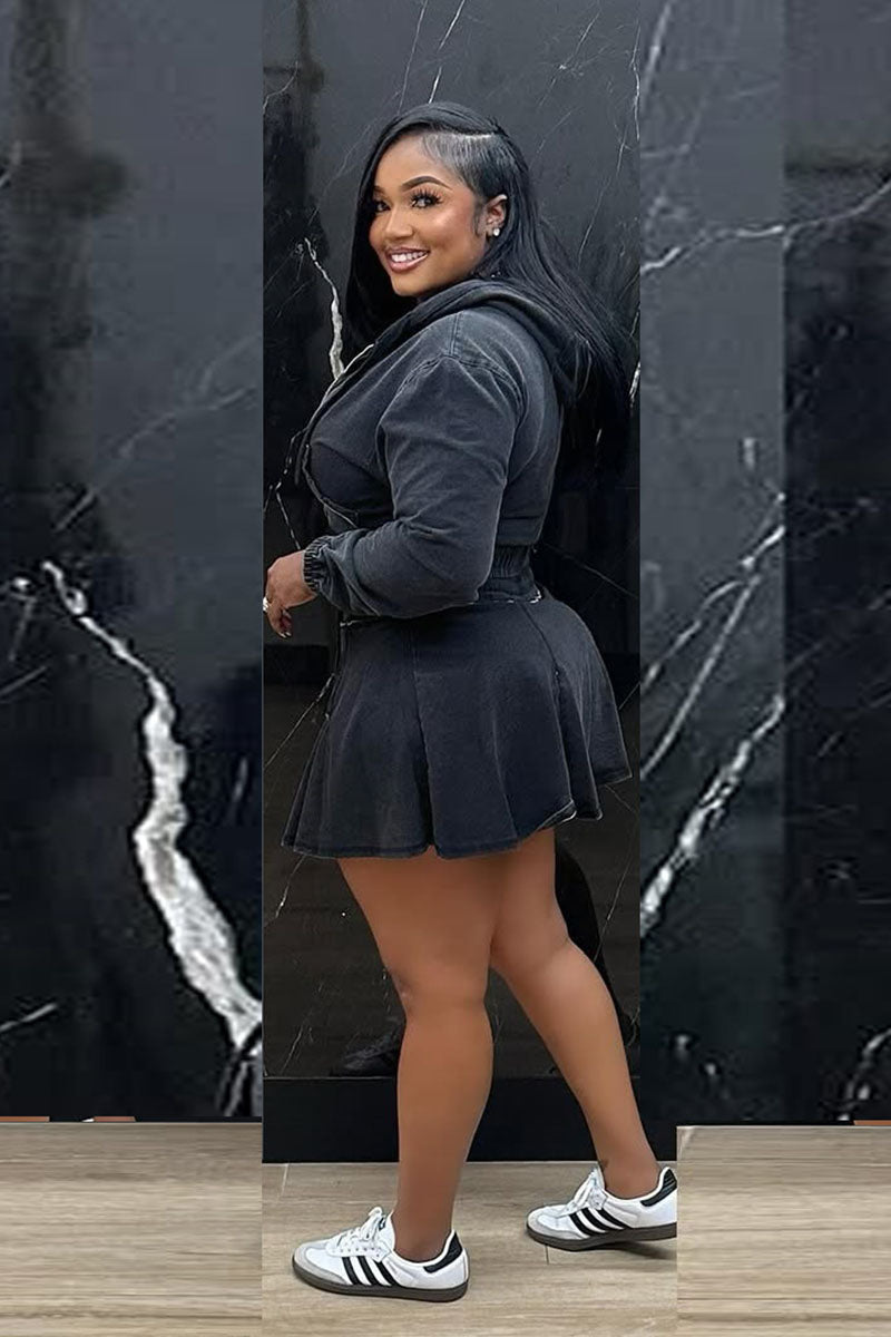 Holly Hood Rich Mini Pleated Skirt Set