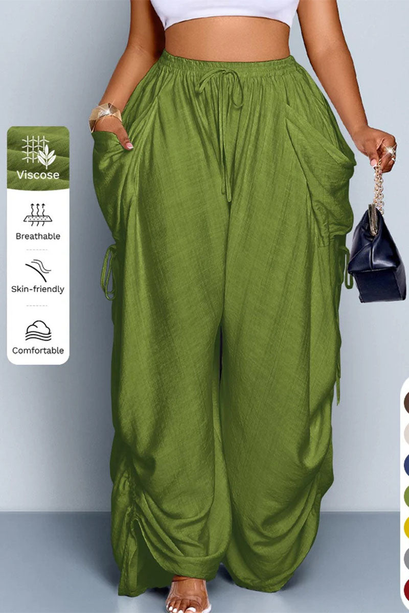 Boho Balloon Wide Leg Pants