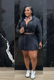 Holly Hood Rich Mini Pleated Skirt Set