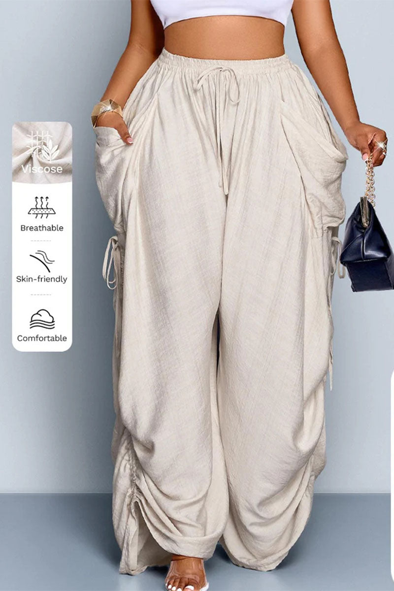 Boho Balloon Wide Leg Pants