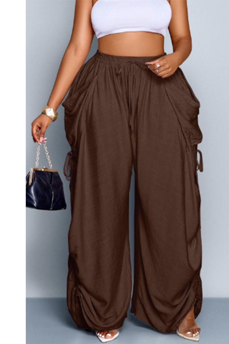 Boho Balloon Wide Leg Pants