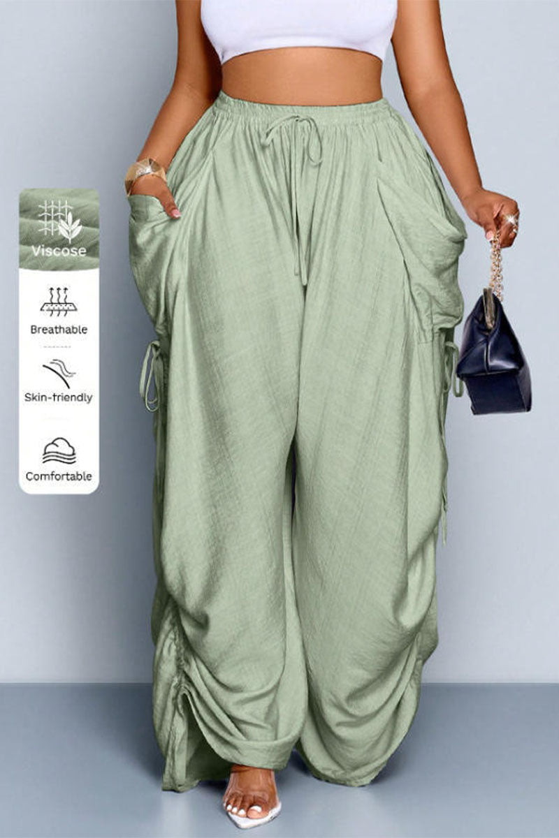 Boho Balloon Wide Leg Pants