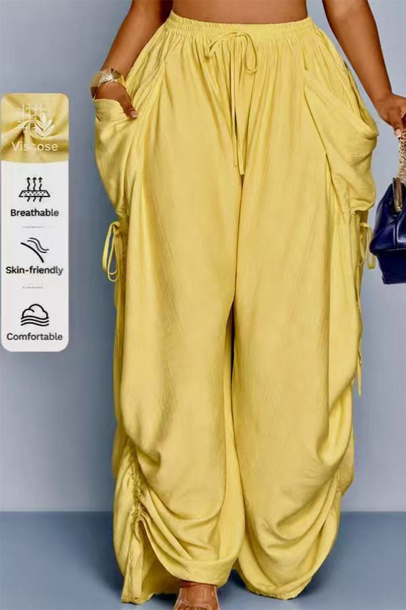 Boho Balloon Wide Leg Pants