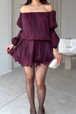 Amara Off-Shoulder Ruffle Mini Dress