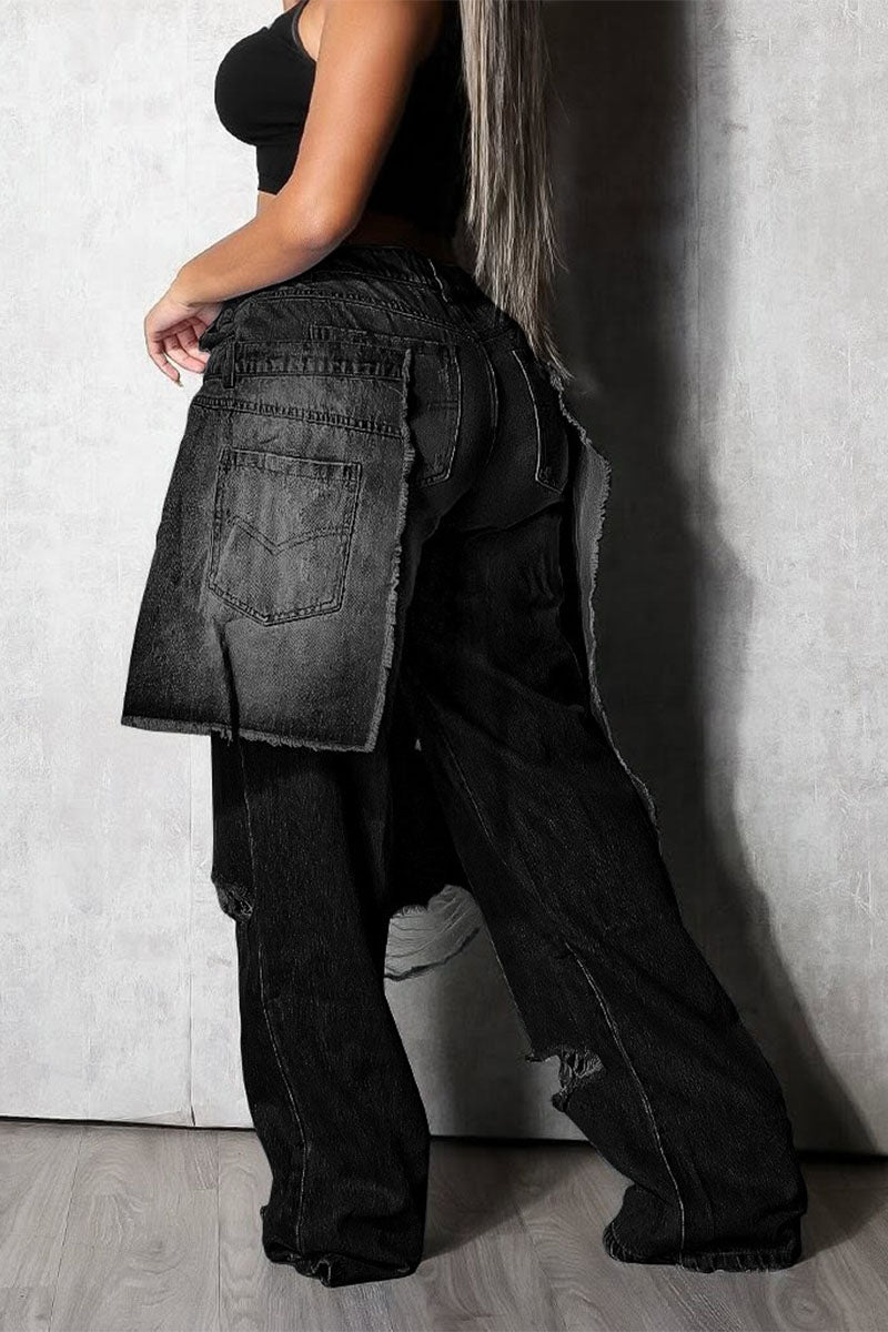 Layered Denim – Women's Statement Jeans