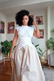 Alora Twist-Front Wide-Leg Pants Set