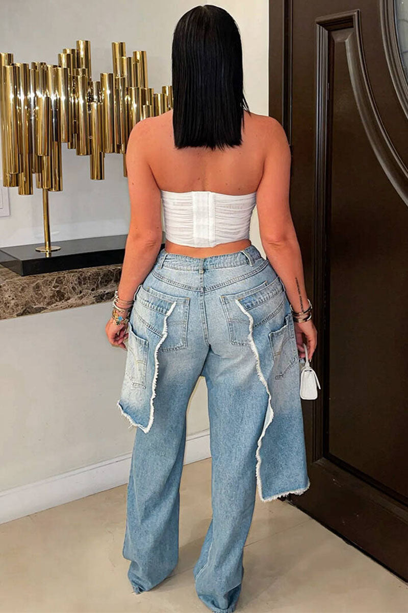 Layered Denim – Women's Statement Jeans