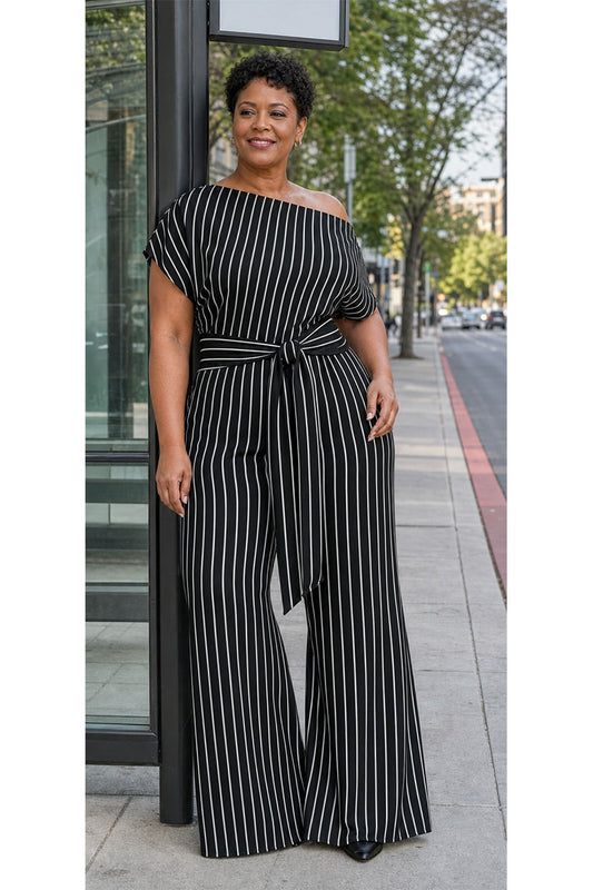 All Over Print Leopard Tie Front Loose Oversized Jumpsuit
