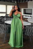 Emerald Pleat Muse Maxi Dress
