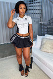 Girl Code Skirt Set