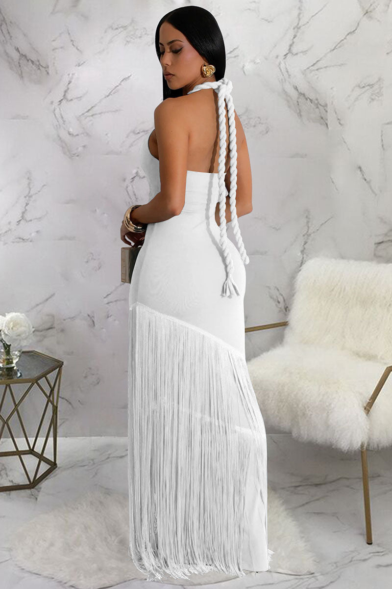 Coastal Rhythm Fringes Maxi