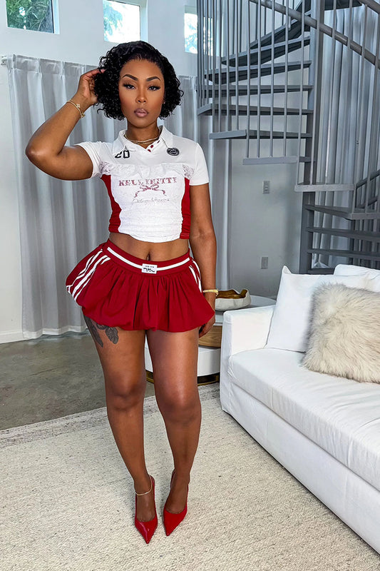 Girl Code Skirt Set