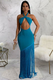 Coastal Rhythm Fringes Maxi