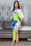 Multi Color Skirt Set