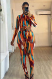 Vibrant Ikat Muse Two-Piece Set