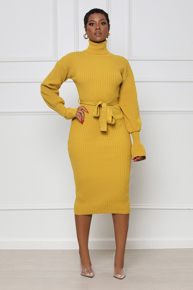 Empress Tie-Front Knit Dress