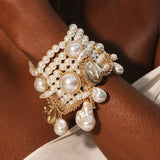 Pearl Tapestry: The Ocean’s Embrace Cuff