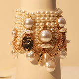 Pearl Tapestry: The Ocean’s Embrace Cuff