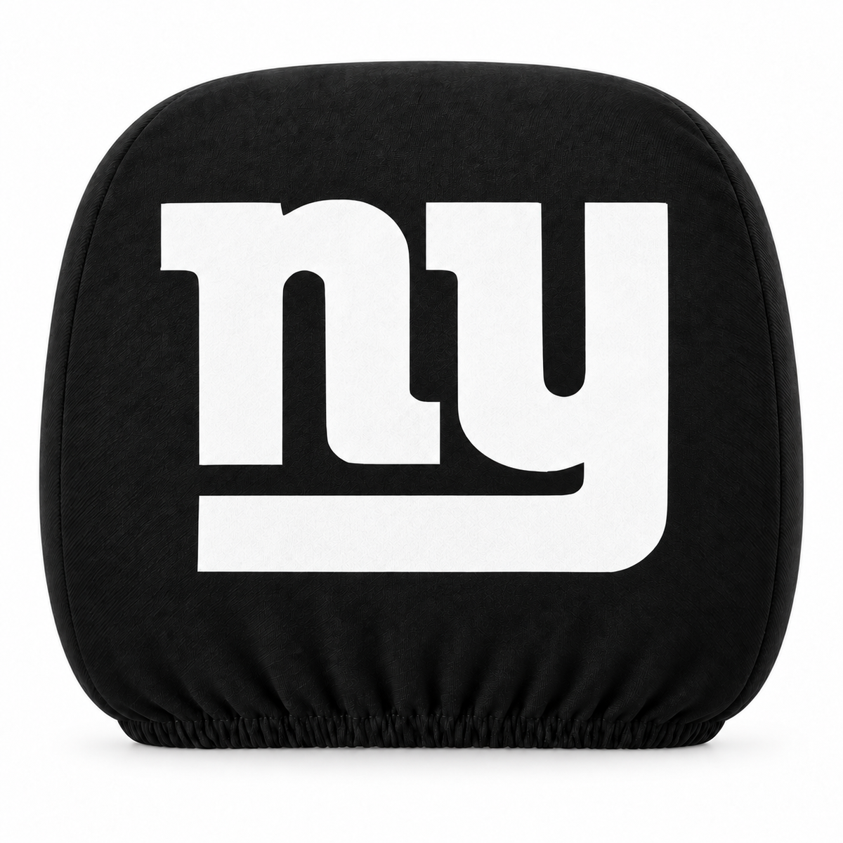 New York Giants car headrest cover, Style 1 logo design, white background